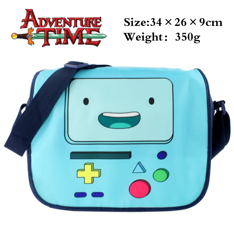

Polyester shoulder bag printed w/Anime Adventure Time with Finn and Jake BMO