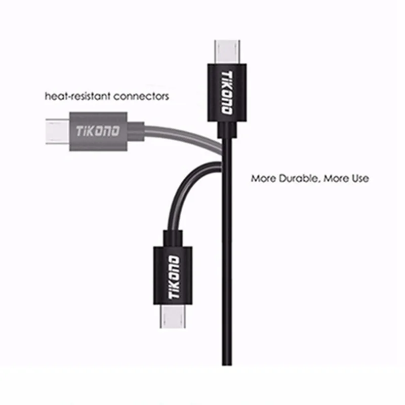 Кабель Micro USB Tikono 5 В 2 А кабель для быстрой зарядки мобильного телефона 1 м