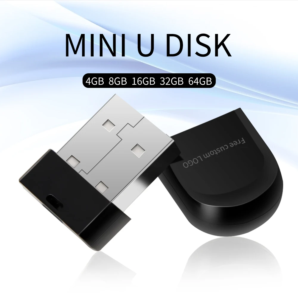 Usb Flash Drive 32GB USB 3.0 Mini Black Flash Memory 16gb 8gb 4gb Plastic Pen Drive 128gb 64gb High Quality U Disk Free Shipping (1)