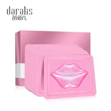 Daralis 20pcs кристальная маска для губ коллаген для губ колодки увлажняющий экстракт сыворотки для губ стельки от старения против морщин набор патчей гель Уход за губами
