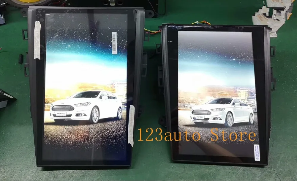 13,6 ''вертикальный экран Tesla стиль Android 8,1 автомобильный DVD gps PX6 NAVI для Ford Mondeo Fusion MK5 2013