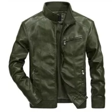 Мужские кожаные куртки Для мужчин куэро chaqueta hombre Базовая куртка-бомбер lederjacke herren Винтаж Бизнес брендовая одежда военная ретро пальто