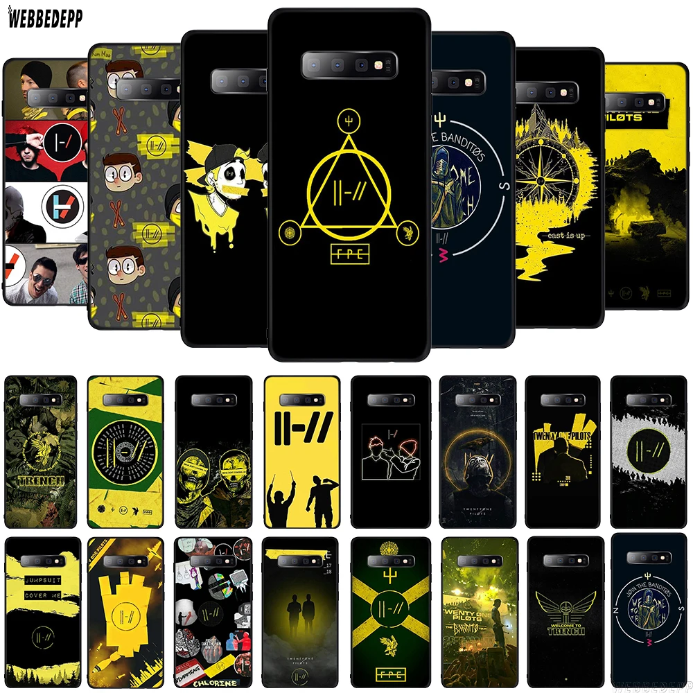 

WEBBEDEPP Twenty One Pilots 21 TPU Cover for Samsung Galaxy A10 A30 A40 A50 A70 A6 A8 A9 J6 2018 Note 8 9 Soft Case