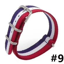 1pcs Bracelet Nylon Nato Watch Strap16mm Band Watch Waterproof Bracelet Multicolor Colors In Stock