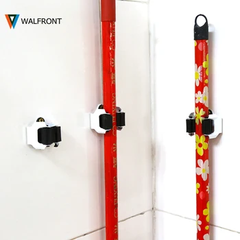 

10Pcs Mop Holders Kitchen Storage Organizer Mop Bathroom Holder Wall Mounted Garden Storage Rack Hooks Hanger Hook Wall Mount