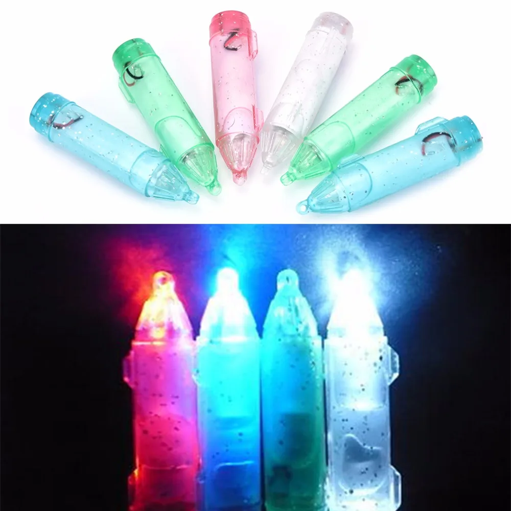 4 Color Drop Underwater Flash Light Bait Deep Fish Attracting Indicator