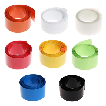 

1PC 2m PVC Heat Shrink Tubing Tube Wrap Kit For 18650 18500 Battery Flat Round 18.5mm