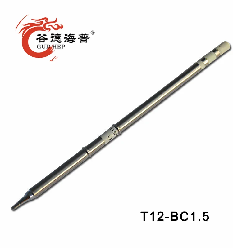 Gudhep T12-BC1 BC1.5 BC2 BC3 C1 C4 Soldering Iron Tips for Hakko FX951 Soldering Rework Station FM2028 FX9501 Handle