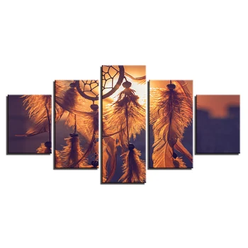 

Sunset Dreamcatcher Modern Home Decor Oil Canvas Painting Living Room Wall Pictures HD Printed