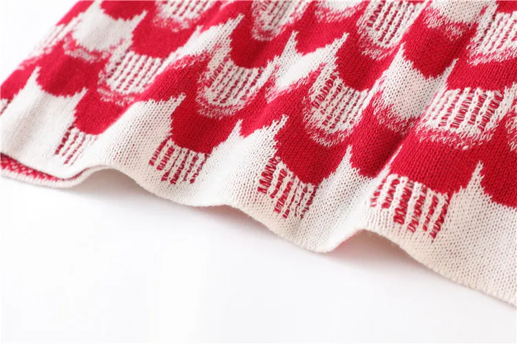 Два новых цвета проводки жаккарда темперамент плавления SA0617 вязание платье 2019 лето