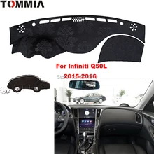 Крышка приборной панели Tommy коврик для автомобиля солнцезащитный тент анти-УФ покрытие для приборной панели коврик для приборной панели автомобиля для Infiniti Q50L