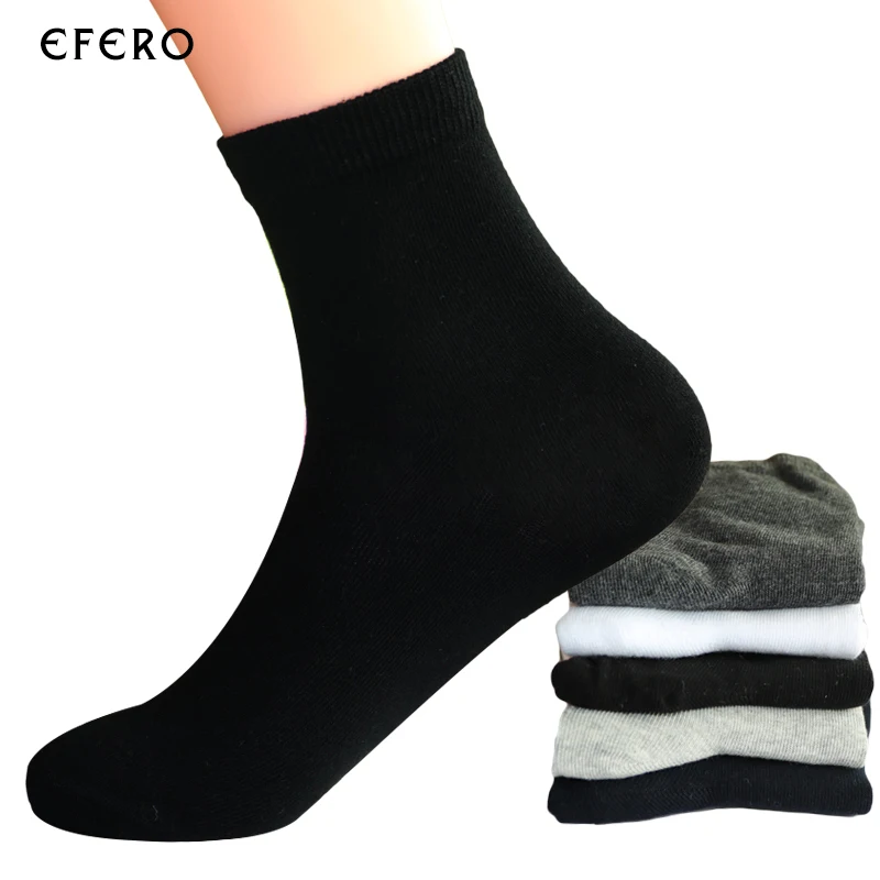 1Pair Casual Male Low Cut Socks Short Socks For Men Chaussettes Homme