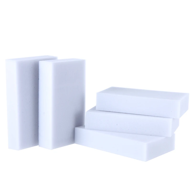 10pcs White Melamine Sponge Magic Sponge Eraser For Kitchen Office Bathroom Clean Accessory/Dish Cleaning Nano