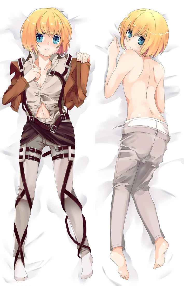 Обновление Аниме Shingeki no Kyojin атака на Титанов Eren Jaeger Ackerman Levi Ymir Подушка «Dakimakura» чехол обнимающий тело наволочка