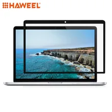 HAWEEL 0,3 мм 6H твердость поверхности HD устойчивый к царапинам полный экран ПЭТ пленка для MacBook Pro retina 15,4 дюймов(A1398)(черный