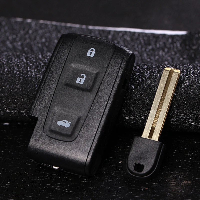 

3Button Smart Remote Key Shell Case For Toyota Crown Auto Car Key Case Shell Replacement