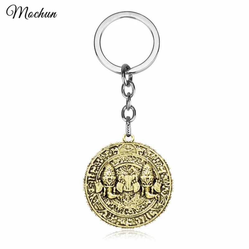 Mqchun New Game Jewelry Ps4 Uncharged The Lost Legacy Portachiavi In Metallo Portachiavi Portachiavi Moneta Ciondolo Vintage Chaveiro