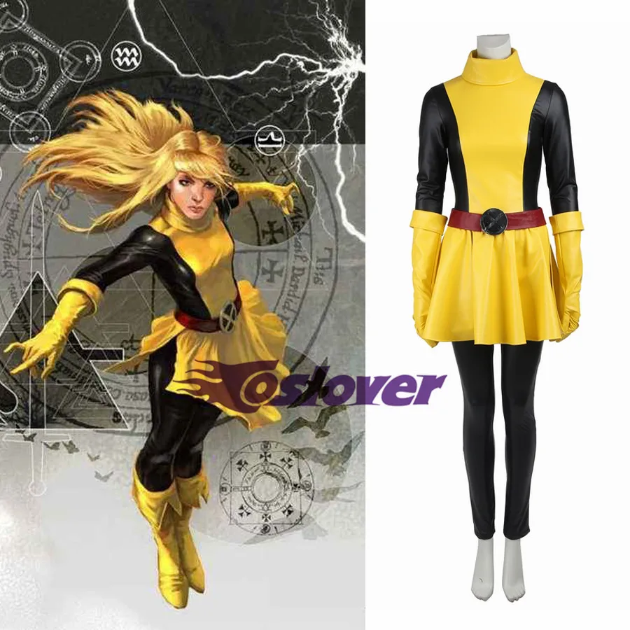 X men magik women dress взрослых косплей костюмы комбинезоны хэллоуин супергероя наряд