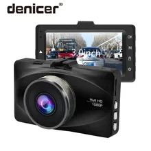 Denicer Dvr автомобиля 3,0 «ScreenDash Cam полный HD 720P регистратор цифрового видео регистраторы авто камера с петлей запись DVRs