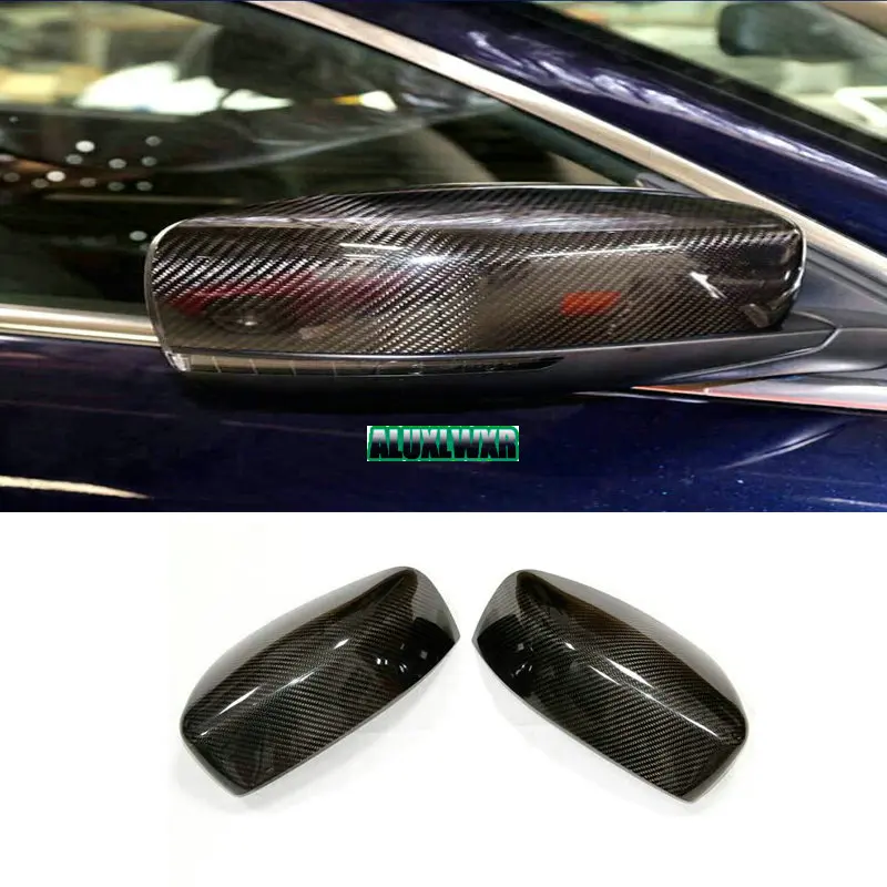 Carbon Fiber Rearview Side Mirror Covers Trim Decoration For Maserati Levante 2016 2018 ghibli 2014-2016 Quattroporte 2013-2016