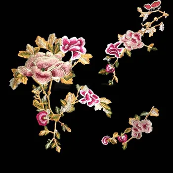 

Embroidered flowers lace patch clothes applique affixed embroidered applique small patches diy accessories