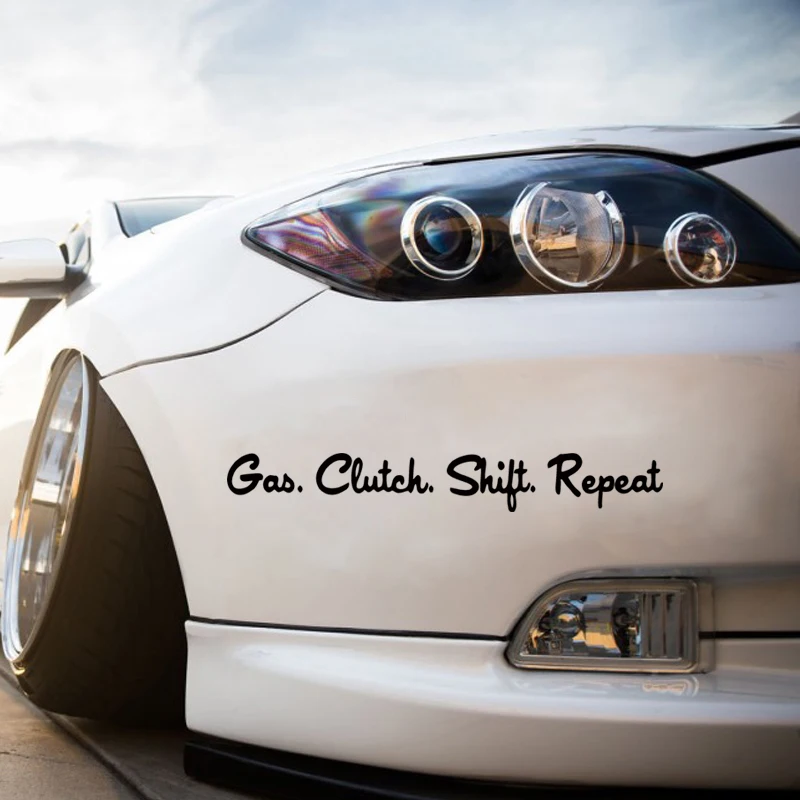 

2017 Hot Sale Car Stying Gas Clutch Shift Decal Funny Car Vinyl Sticker Window Jdm