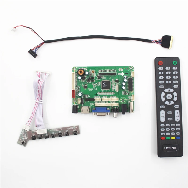 TSUX9 V2.0 HDMI VGA AUDIO AV плата ЖК контроллера с USB LVDS panel 17 3 дюйма N173FGE L21 LP173WD1 TLH2