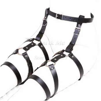 Women Harness Body Belts Sexy Garters Bondage Belt Punk Strap Band From Waist To Leg Adjustable Suspender Straps Adult Sex Toys 5