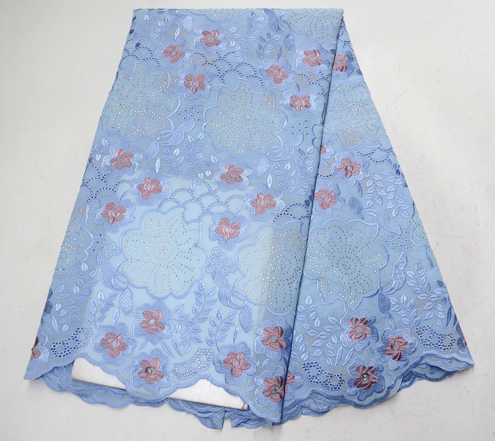 

African Lace Fabric Embroidered Swiss Voile Lace For Wedding Dresses High Quality Cotton Swiss Voile Lace in Switzerland