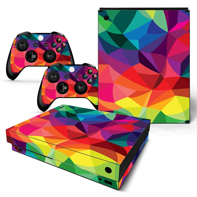 

Hot selling design skin sticker for XBOX ONE X Controller Skin Console Stickers Protective Deacl