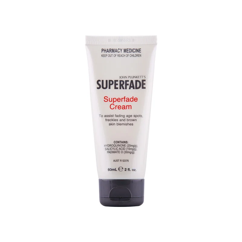 

Original Australia Superfade Cream body Cream 60mL To assist fading age spots freckles and brown skin blemises
