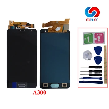 

LCD DISPLAY compatible For Samsung Galaxy A3 2015 A300 A300H A300F A300M A300X LCD Display Touch Screen Digitizer Tela Parts