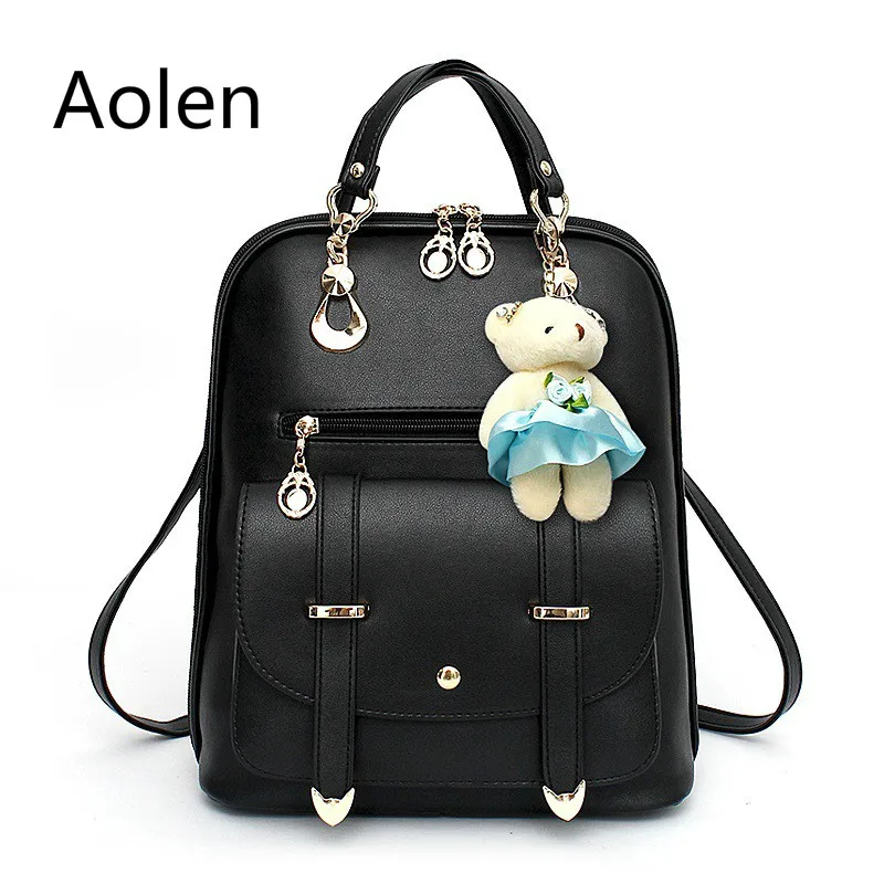 Aolen font b Bag b font fashion Woman Backpack Women Canvas Children font b School b