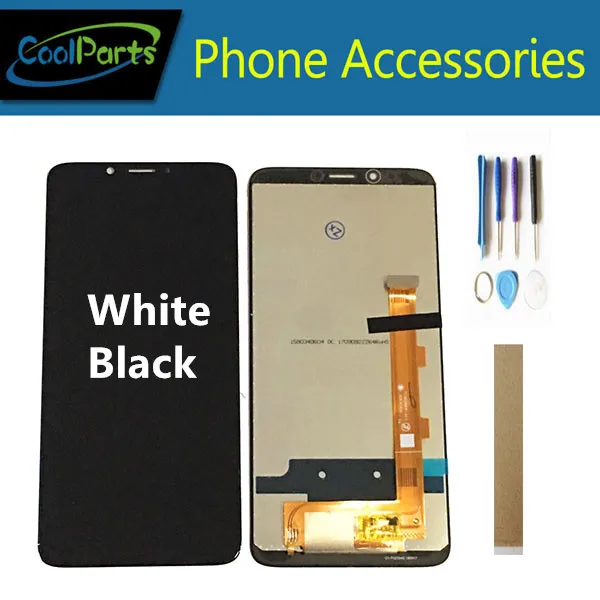 

Black White Color 5.99" For TP-LINK Neffos X9 LCD Display With Touch Screen Digitizer Sensor Assembly With Tape Tools