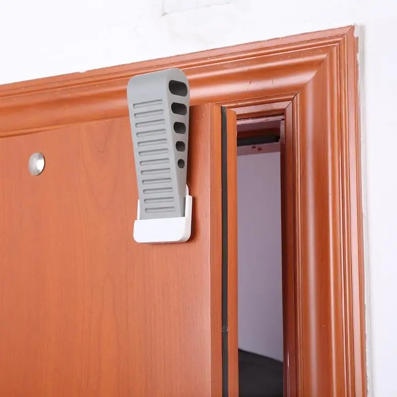 Door Safety Stopper Easy to Install Door Hardware Door Wedge for Floor Surfaces Anti Pinch Hand Protect