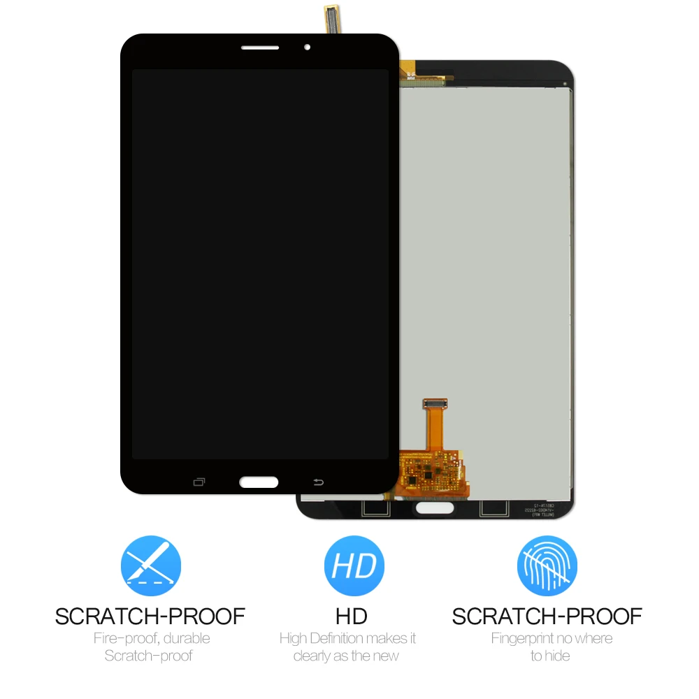 Srjtek 8 &quotэкран для Samsung Galaxy Tab 4 0 ЖК дисплей с матрицей сенсорный экран дигитайзер в