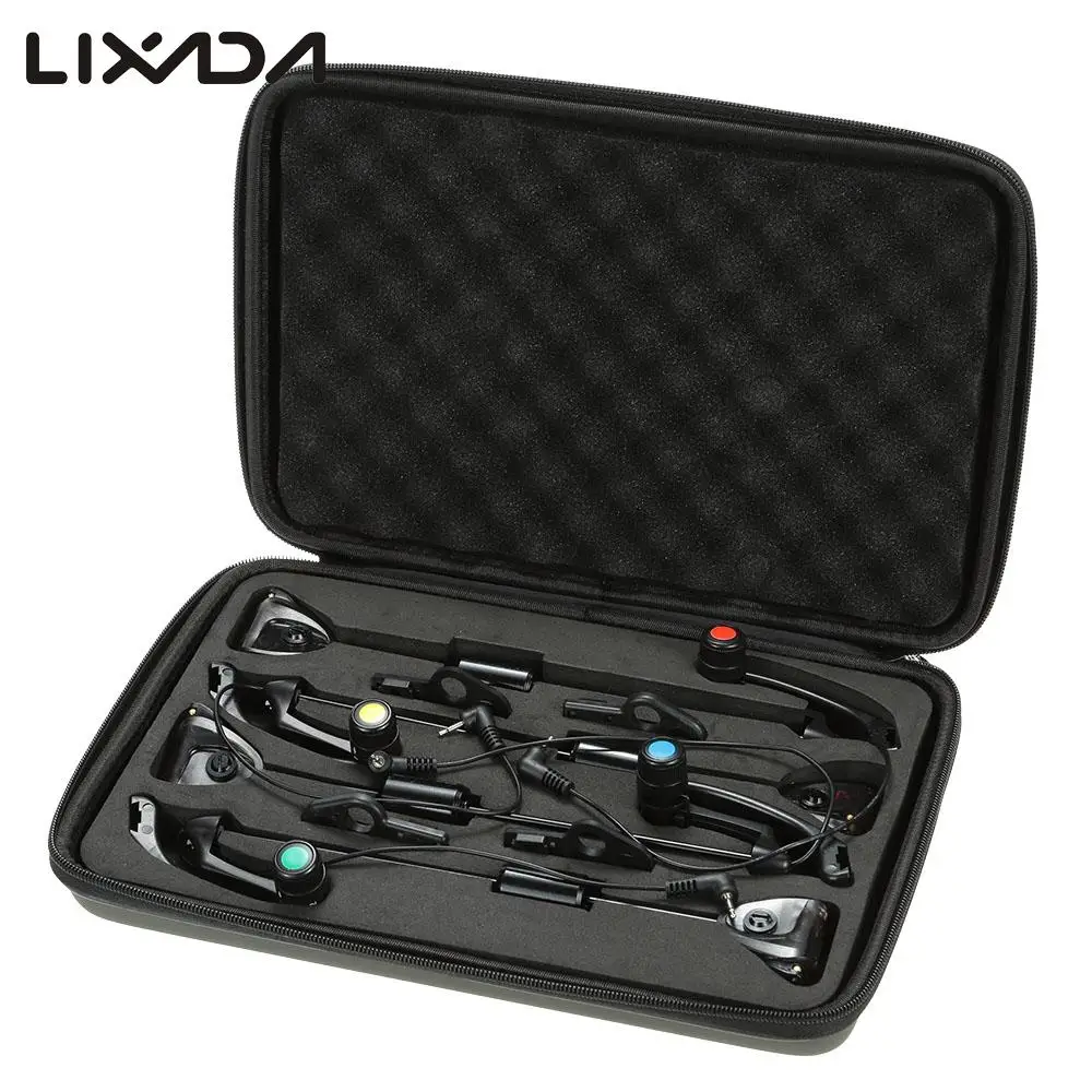 

4Pcs/set LED Carp Fishing Swinger Illuminated Swinger Set Bite Indicator Hanger Sensor Fishing Tackle Accessories