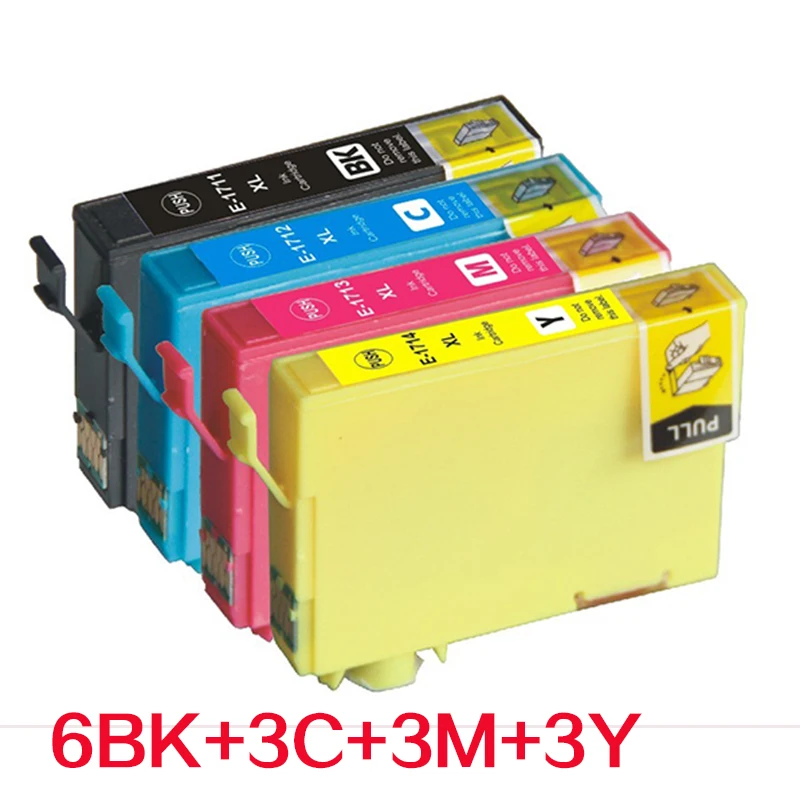 15X совместимый картридж с чернилами T1711 для T1714 для Epson XP-33/103/203/207/303/306/403/406/313/413 струйный принтер с чипом Arc