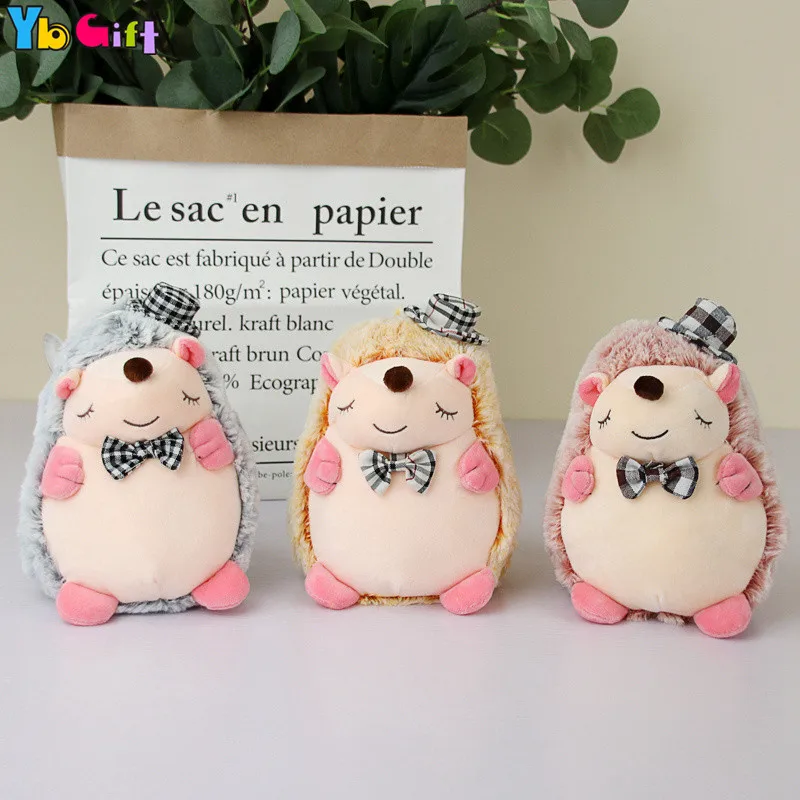 

Yb Gift Cute Kwaii Small Hedgehog Plush Toys Soft Peluche Dolls kids And Children's Stuffed Animal Dolls Party Gifts Decor
