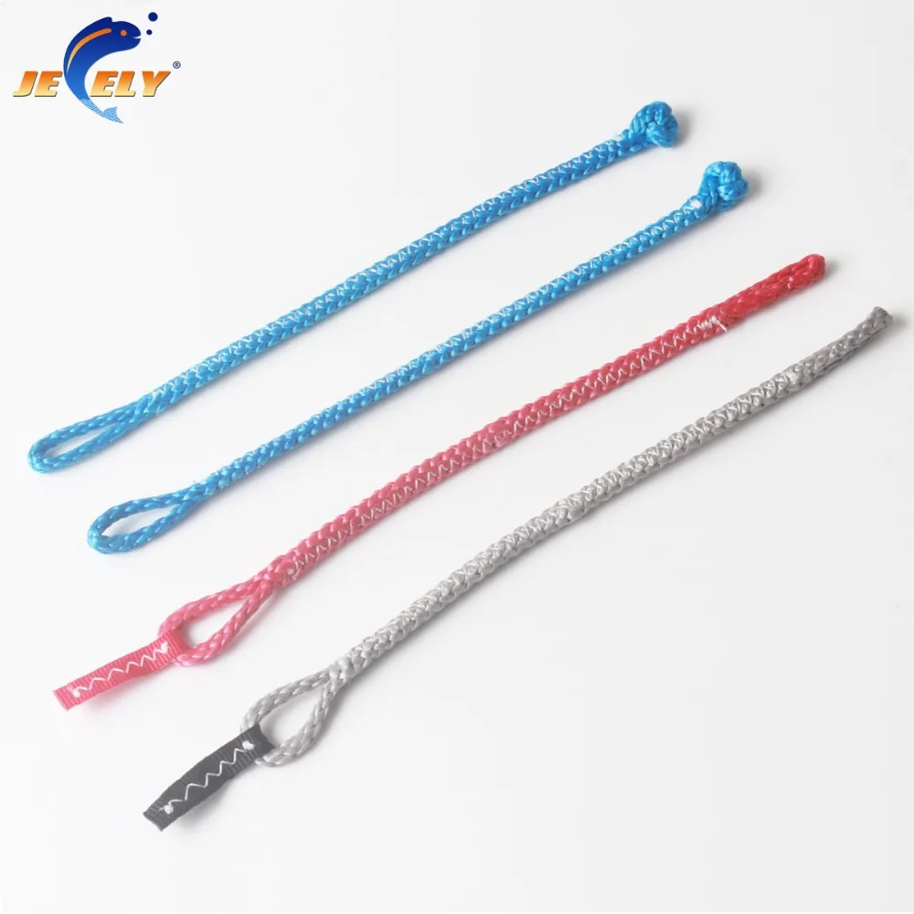 4PCS/SET Kitesurfing Kite 4 Line Pigtails 2 Red 2 Blue 17CM,2 Grey 18CM 1000KG  For Bar Repair 2