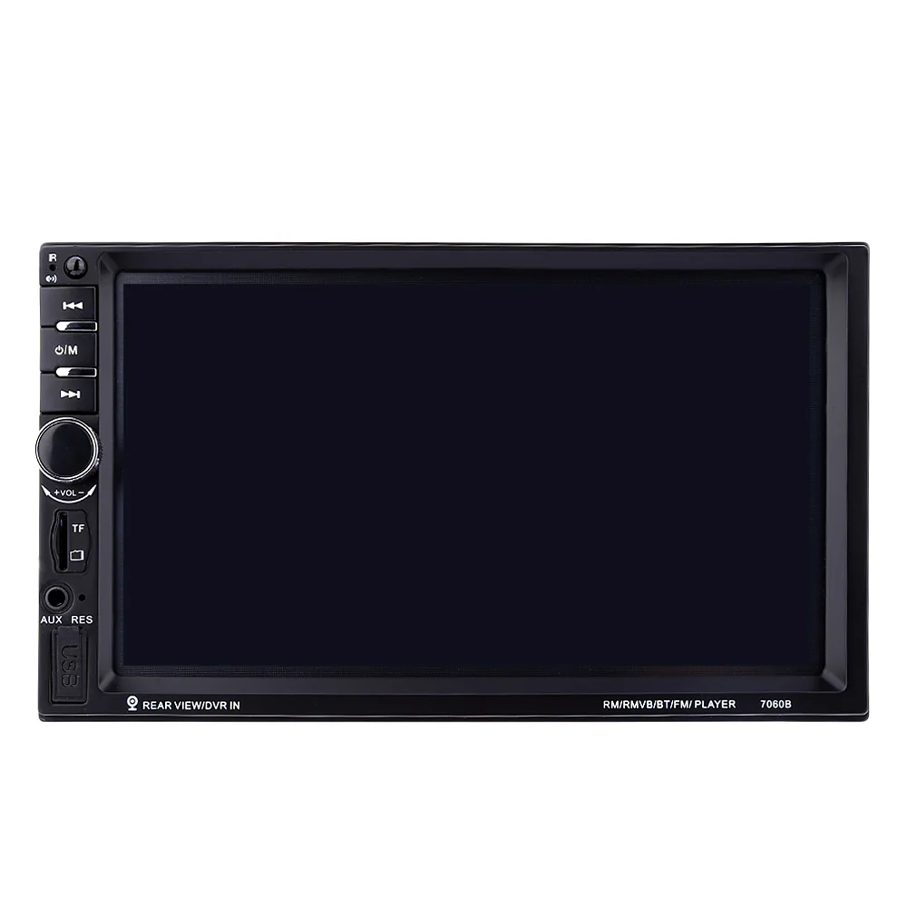 7060B 2 Din Автомобильный Радио Bluetooth Авто аудио стерео плеер с 7 дюймовым сенсорным