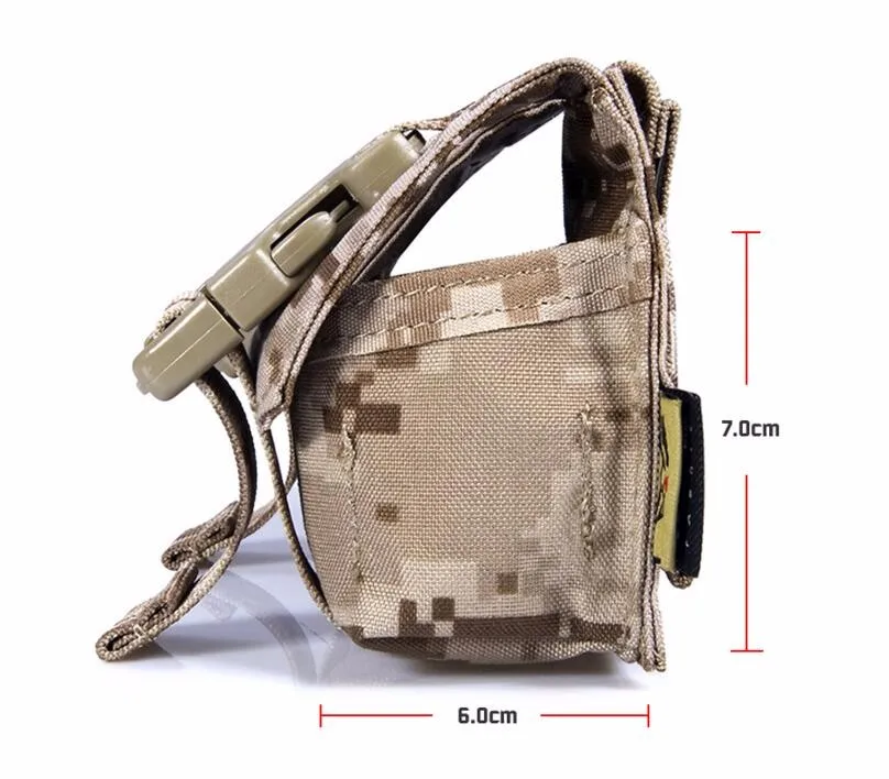 FLYYE MOLLE Двойная Сумка для гранаты, военная походная сумка CORDURA G005