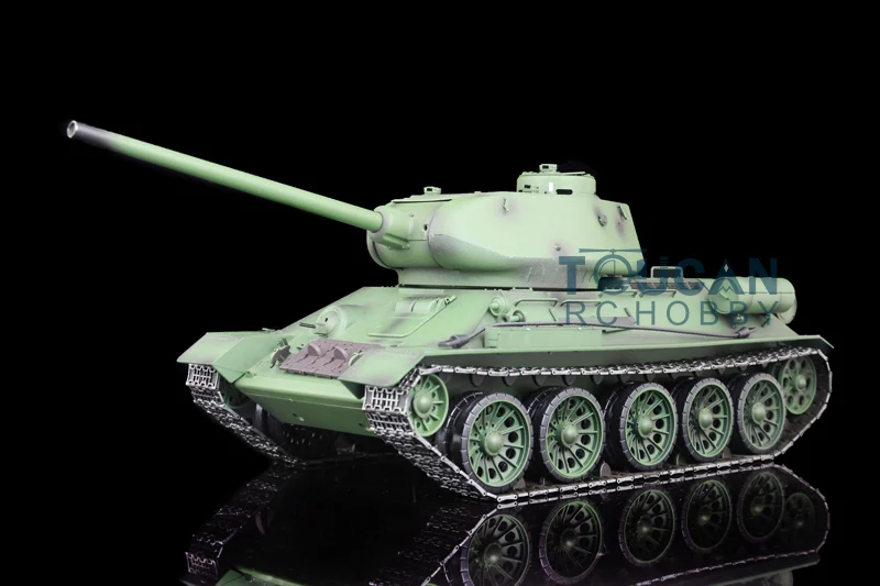 

2.4Ghz HengLong 1/16 Scale Soviet T34-85 RC Tank Model Upgraded Metal Tracks Sprockets Idlers Driving Gearbox 3909