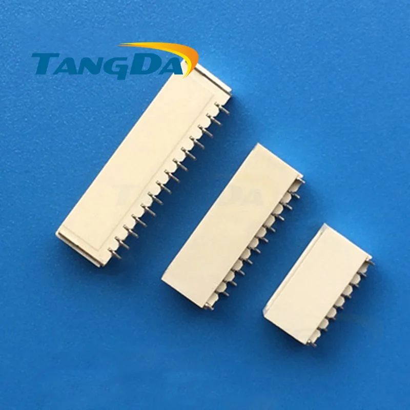 FFC flexible flat cable connector FPC socket pitch 1.0mm SMT 2P 3P 4P