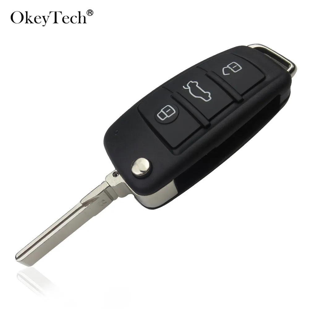 Car key shell for audi a6