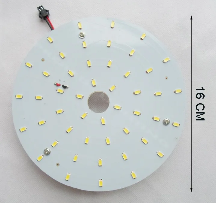 Флуоресцентная трубка сменный 15 Вт дисковый светодиодный поверхностный монтаж светодиодный потолочный светильник techo dia16cm 220V 230V 240V PCB = 30W круглая трубка