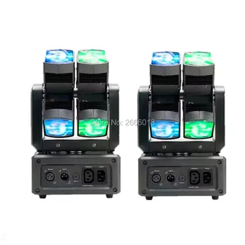 

2pcs/lot LED Rotating head light/LED 9X10W RGBW Beam Moving Head Light /Two Wheel Rotating Effect DMX Stage lighting For Bar DJ