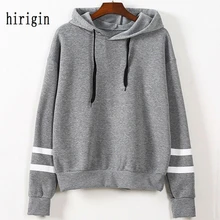 Стильная Женская толстовка с длинным рукавом, Женская толстовка, джемпер с капюшоном, пуловеры, повседневные свободные топы для отдыха, пуловер