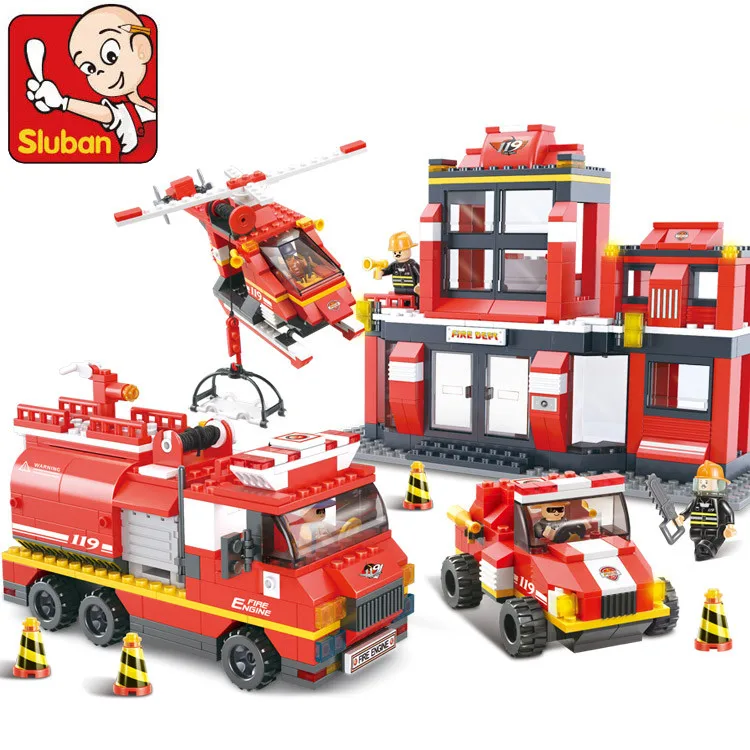 

Sluban Building Blocks Compatible with Lego B0226 693P Models Building Kits Blocks Toys Hobbies For Chlidren