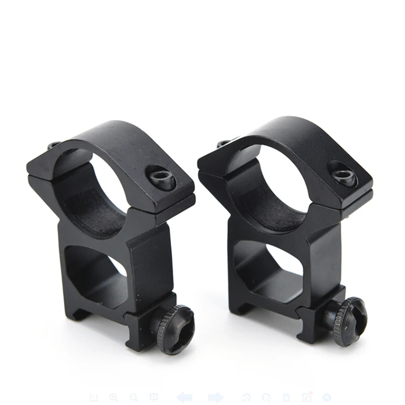 2 Pcs 25.4mm 1 Inch High Profile Scope Ring Weaver Rail Mount for 20mm